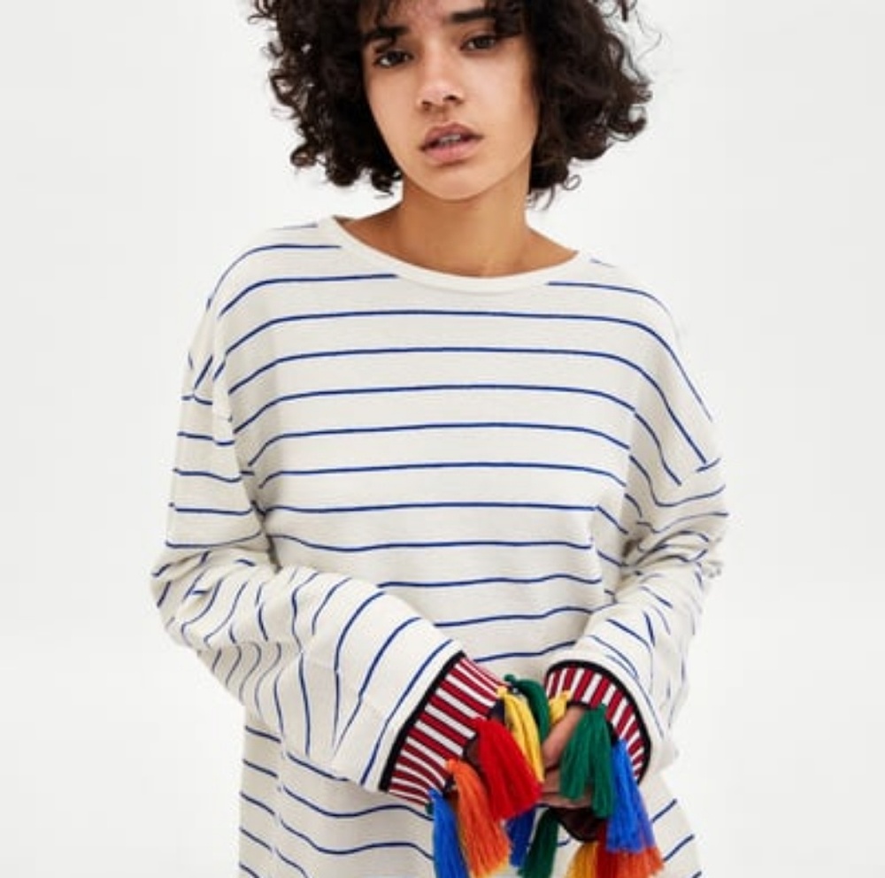 🐩 Zara Sweater w/ Tassels🐩
